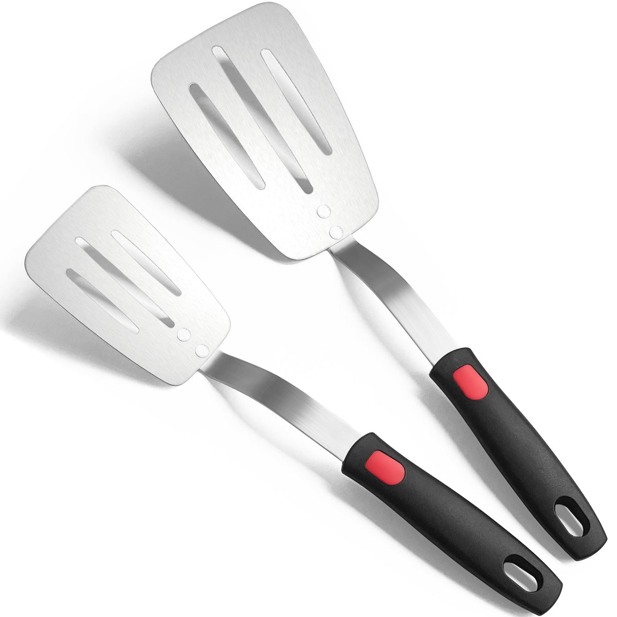 XiaoZu stainless steel flexible spatula slotted turner for versatile cooking.