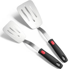XiaoZu stainless steel flexible spatula slotted turner for versatile cooking.
