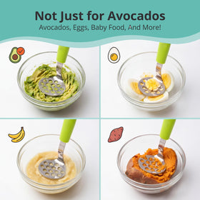 Xidgets dishwasher-safe masher for quick cleanup after meals.