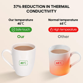 Xihihiaa mug close-up highlights ergonomic handle and balanced shape.