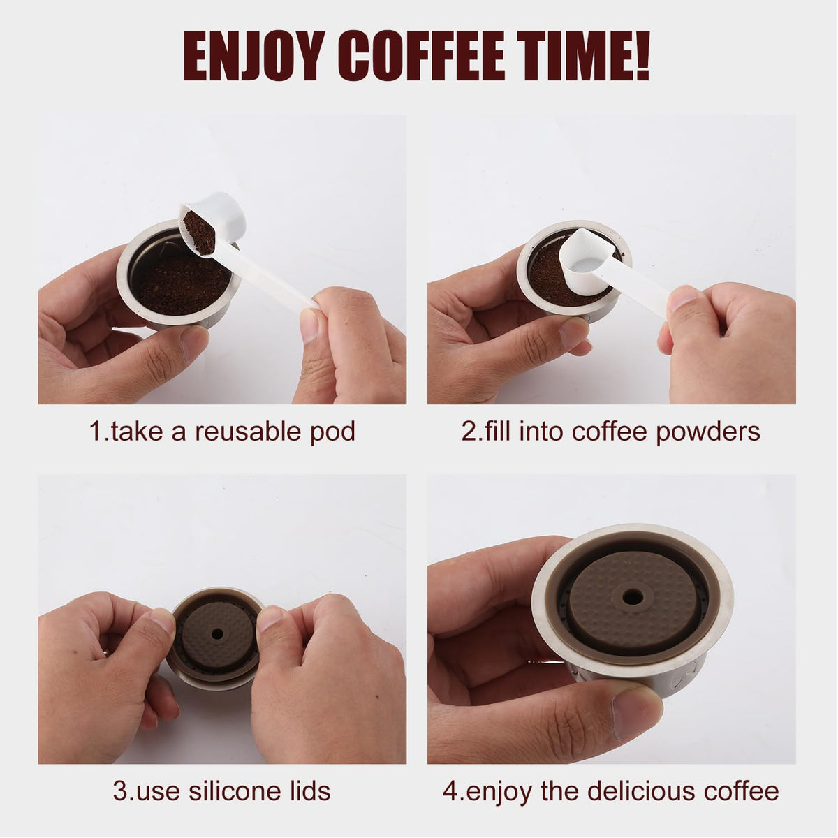 XIHIRCD 230ml capacity supports standard coffee strength and flavor.