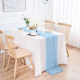Xikesoft pleated texture table runner for elegant table setting