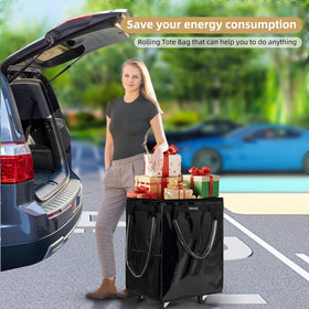 Xiktslin rolling bag with 360° silent wheels for smooth navigation