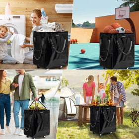 Xiktslin water-resistant zip-top closure keeps contents secure