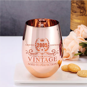 Xilaxila 21st birthday gift with rose gold engraving, a stylish keepsake for her.