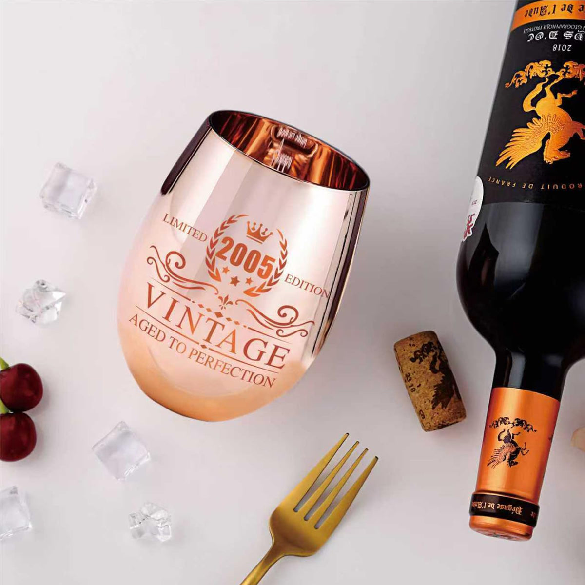 Xilaxila stemless wine glass 18oz, BPA-free for daily use.