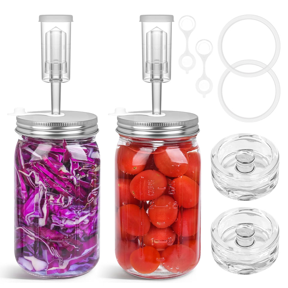 Xileanalee 32 oz mason jar kit for easy filling and precise measurements.