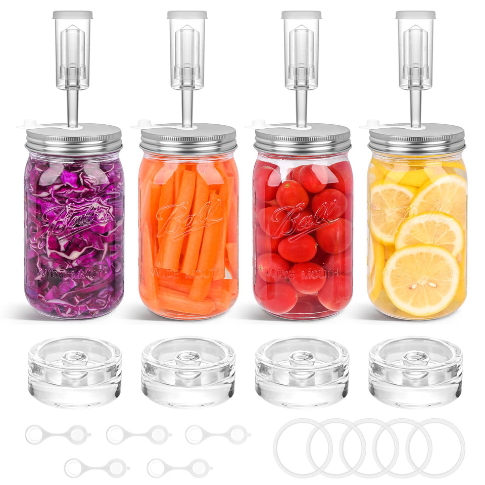 Xileanalee glass fermentation weights keeping vegetables submerged for crisp ferments
