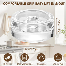 Xileanalee silicone gaskets ensuring airtight jar seals
