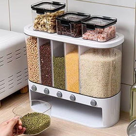 Xilei dry food dispenser seals moisture and dust effectively.