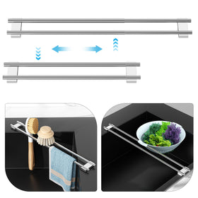 XILIMEN sink rack stores brushes and sponges within reach.