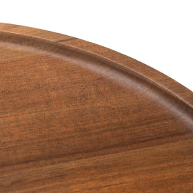 XIMISISE decorative tray on coffee table adds retro-modern charm.