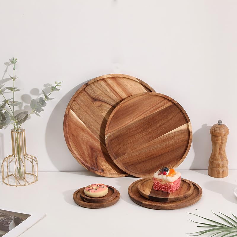 XIMISISE round tray on kitchen counter supports snacks and drinks.