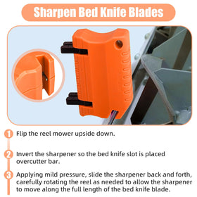 Ximoon blade sharpener kit packaging and components laid out.