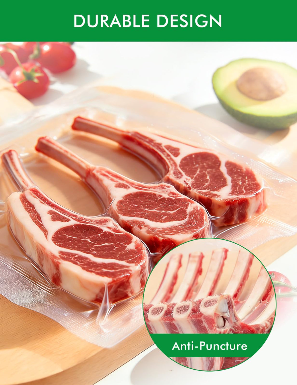 XinBaoLong microwave-safe bags suitable for freezing and reheating