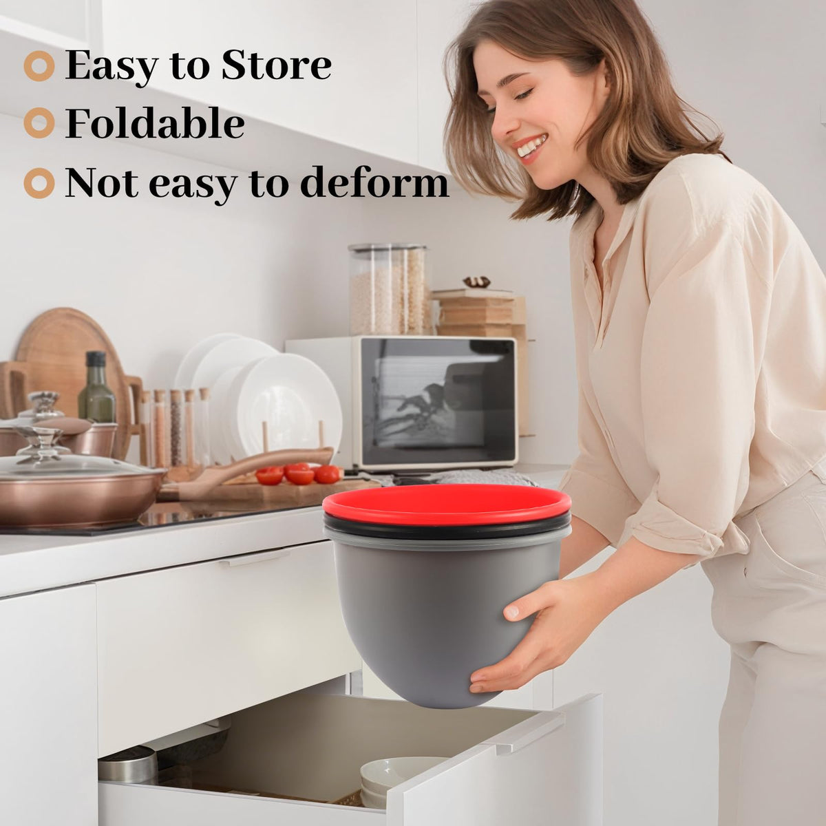 Xinboogq lids keep ingredients fresh and prevent leaks during storage