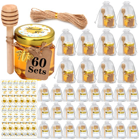 XING-RUIYANG mini honey jars with hexagonal design for neat, portioned storage.