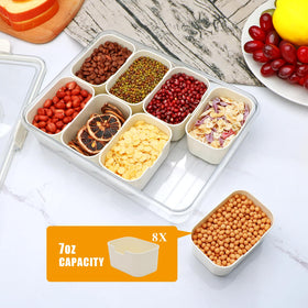 Xing-Ruiyang compact snack tray keeps treats fresh and accessible.