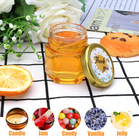 XING-RUIYANG versatile jars suit honey, syrups, jams, or snacks.