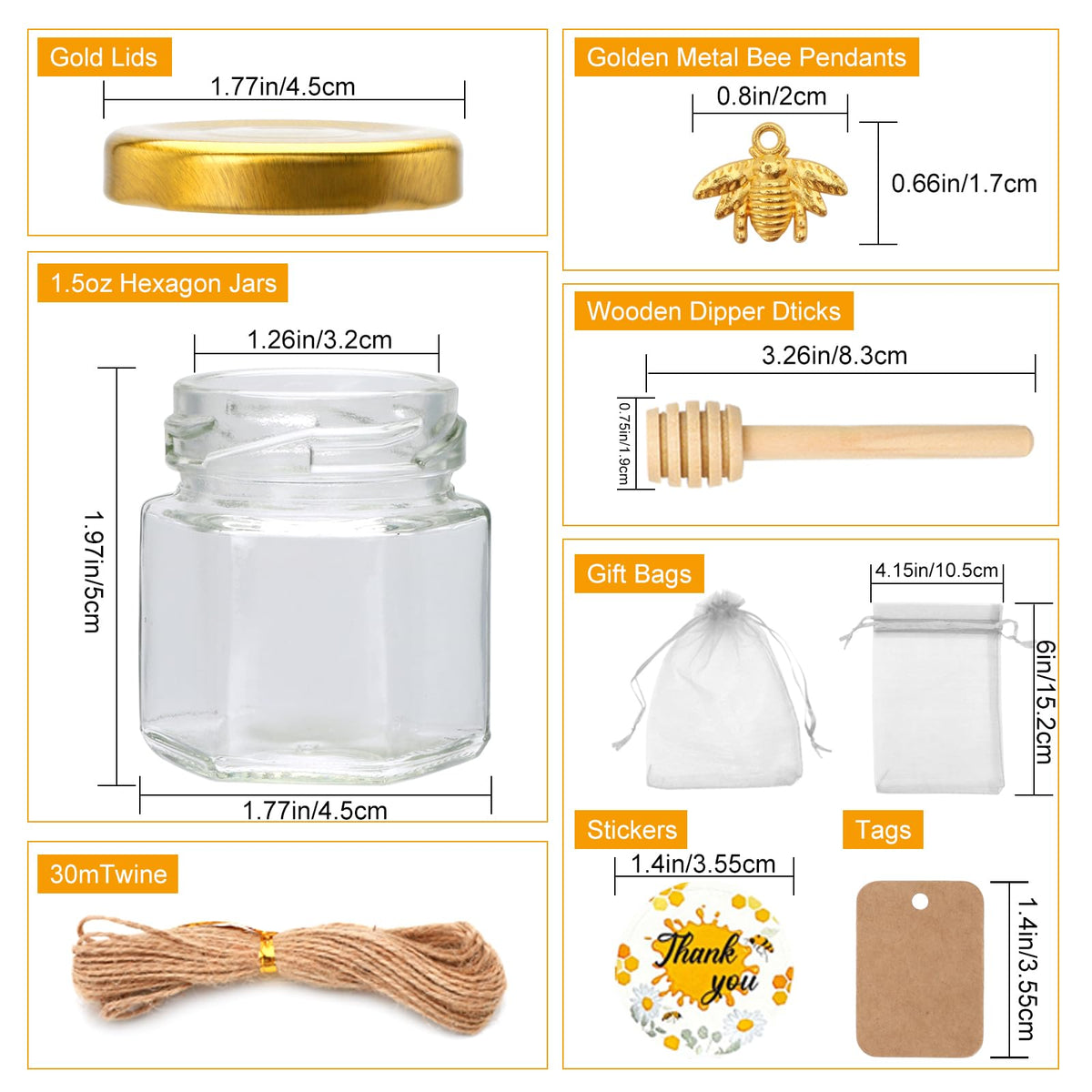 XING-RUIYANG wood dipper paired with jars for clean, dust-free storage.