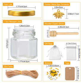 XING-RUIYANG wood dipper paired with jars for clean, dust-free storage.