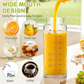 XINHUISHQZ borosilicate glass pouring action, crystal clarity preserves taste and aroma