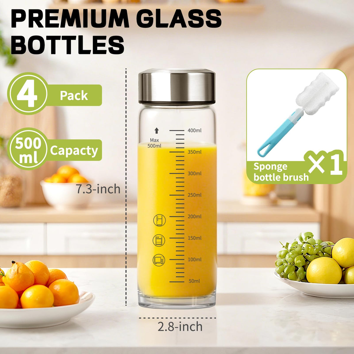 XINHUISHQZ bottle lid close-up highlighting BPA-free, rust-resistant seal for spill-free travel