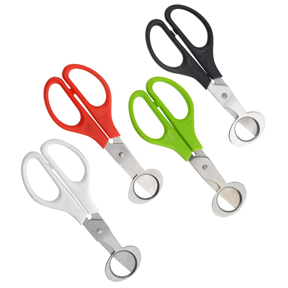 XINMEIWEN quail egg cutter green handle for easy egg prep