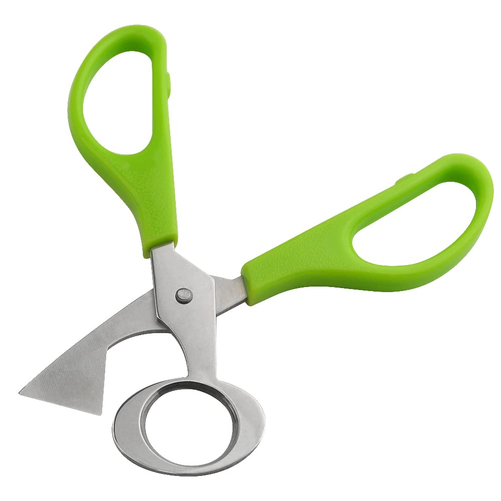 XINMEIWEN quail egg cutter red handle for precise top-opening action