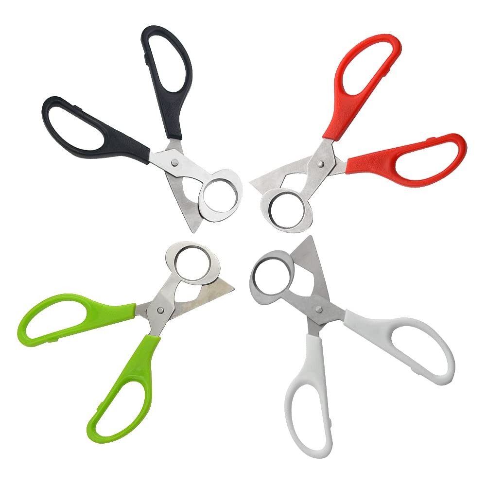 XINMEIWEN quail egg cutter white handle for comfortable grip and clean cuts