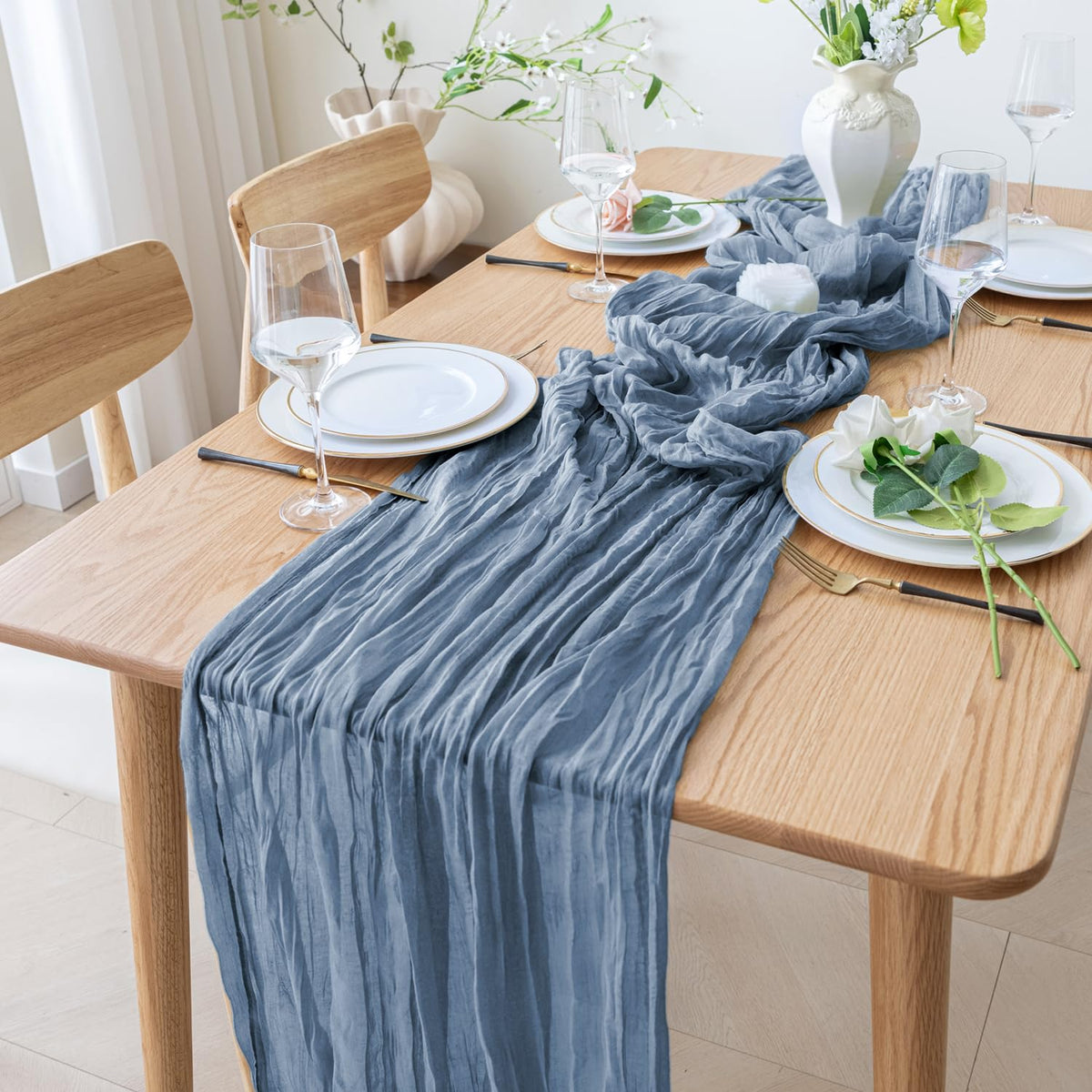 Xiomot wrinkled texture cheesecloth delivers soft touch and versatile drape