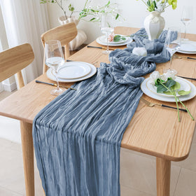 Xiomot wrinkled texture cheesecloth delivers soft touch and versatile drape