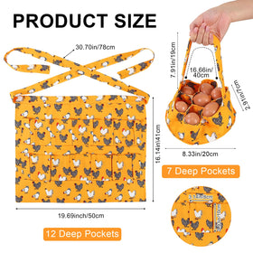XLSXEXCL egg basket with 7 pockets for safe egg storage