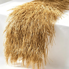 XLX TURF fake thatch hay table runner 36-inch, ideal for rustic gatherings
