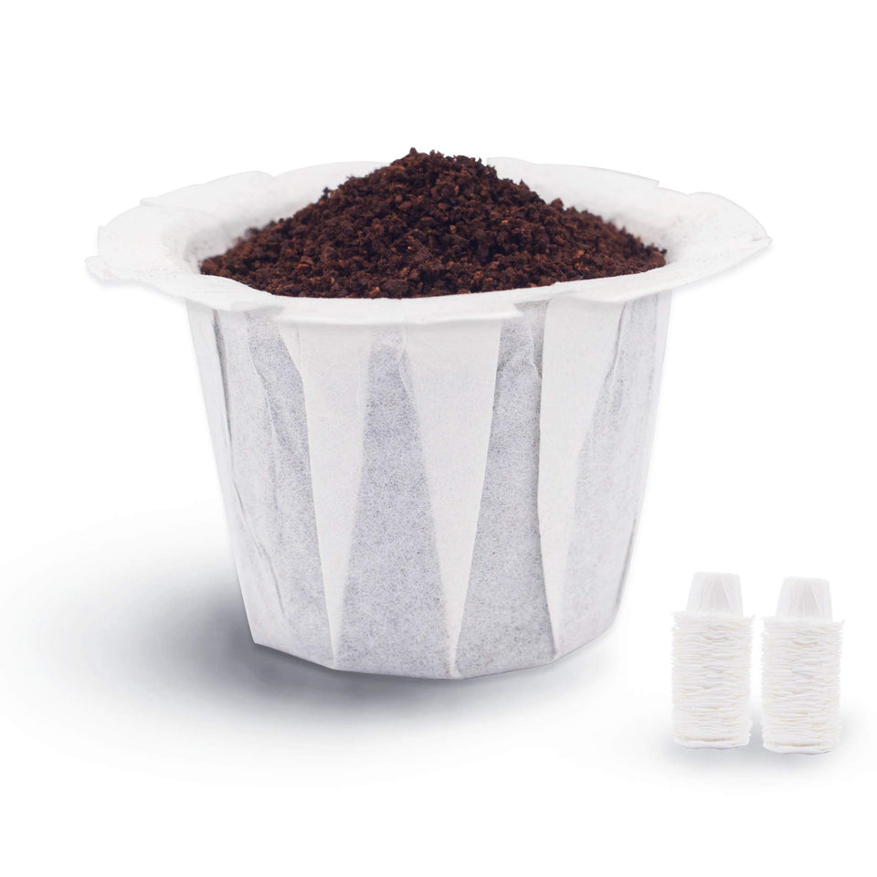 XMCOSOCS disposable coffee filters in a 100-pack for clean cups