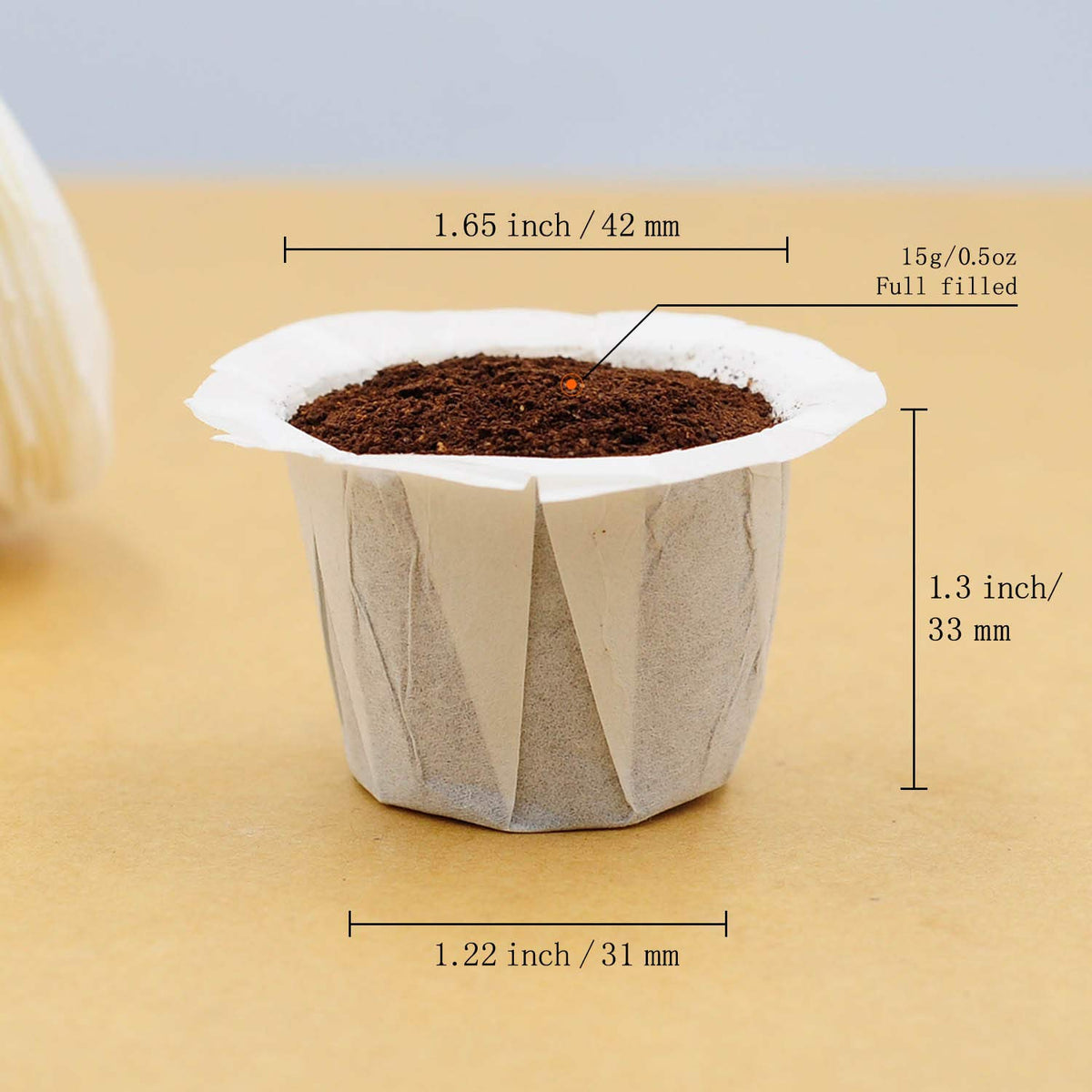 XMCOSOCS filter paper removes oils and foam for smoother coffee
