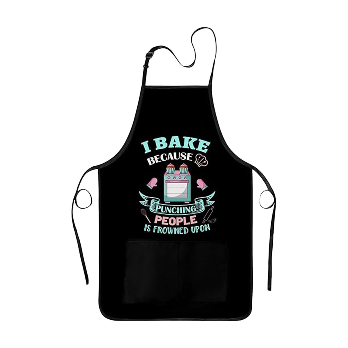 Xmeden funny baking apron with pockets keeps tools handy during baking sessions