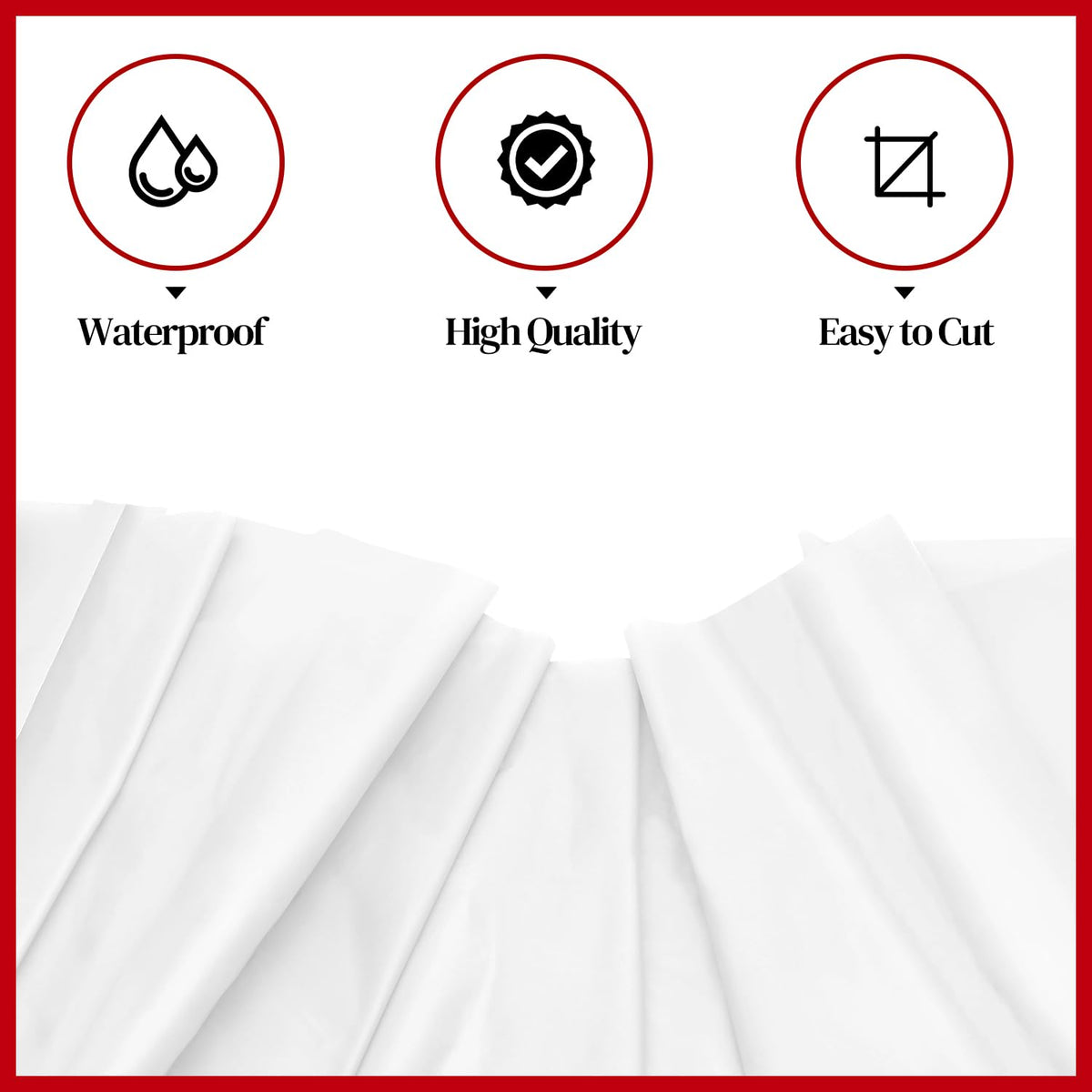 Xnluothsk disposable tablecloth for party use protects surfaces during celebrations.