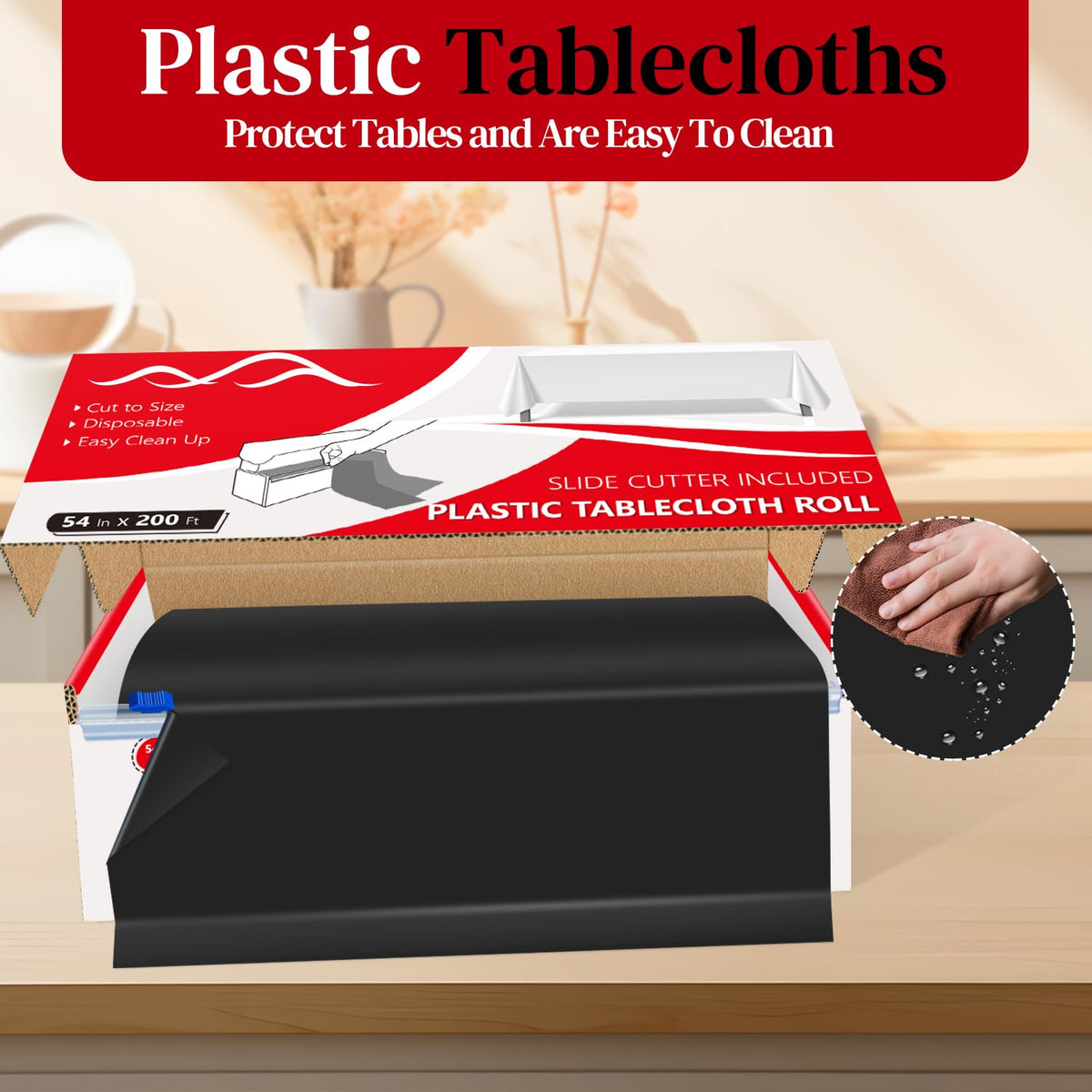 Xnluothsk multi-occasion tablecloth for parties and holidays.