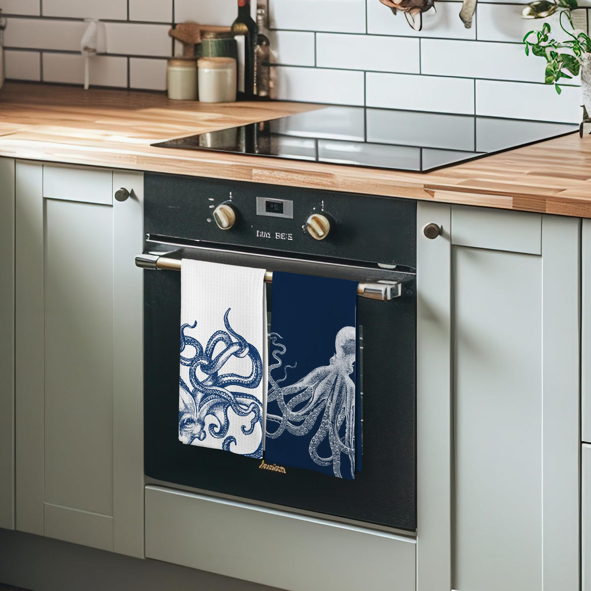 XNXLDYLH Coastal Octopus dish towel ideal for drying hands