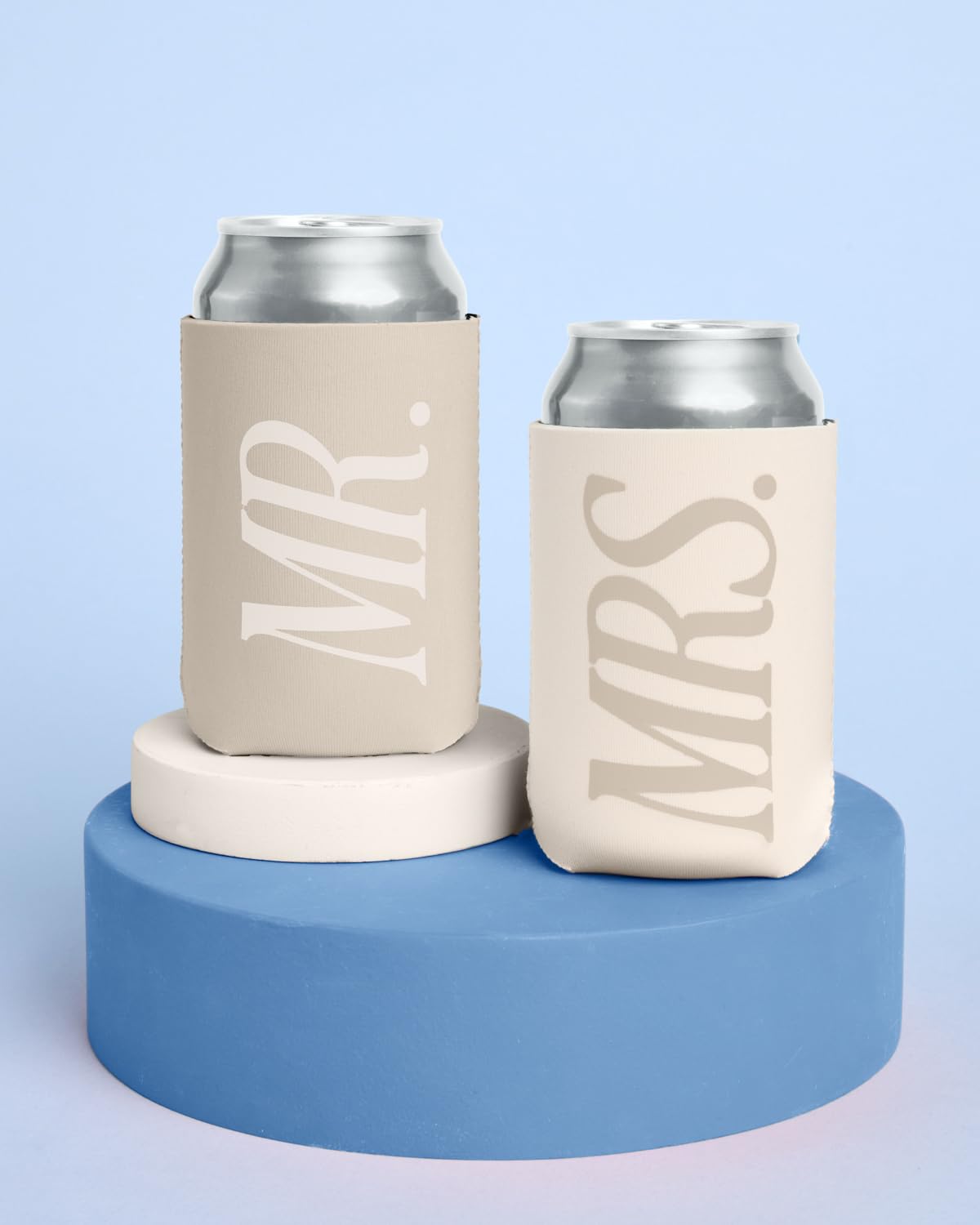 The sleeves fit standard cans and bottles, keeping drinks cool and hands dry.