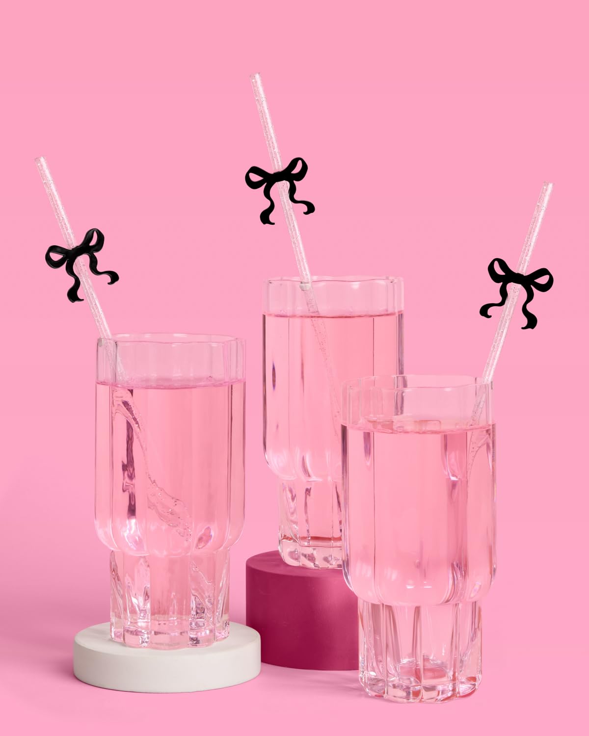 Elegant display option: xo Fetti straws as decorative centerpiece