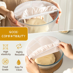 XOHUYD beeswax bowl covers in reusable set reduce single-use waste.