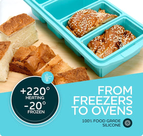 Xomoo dishwasher safe freezer tray for quick cleanup
