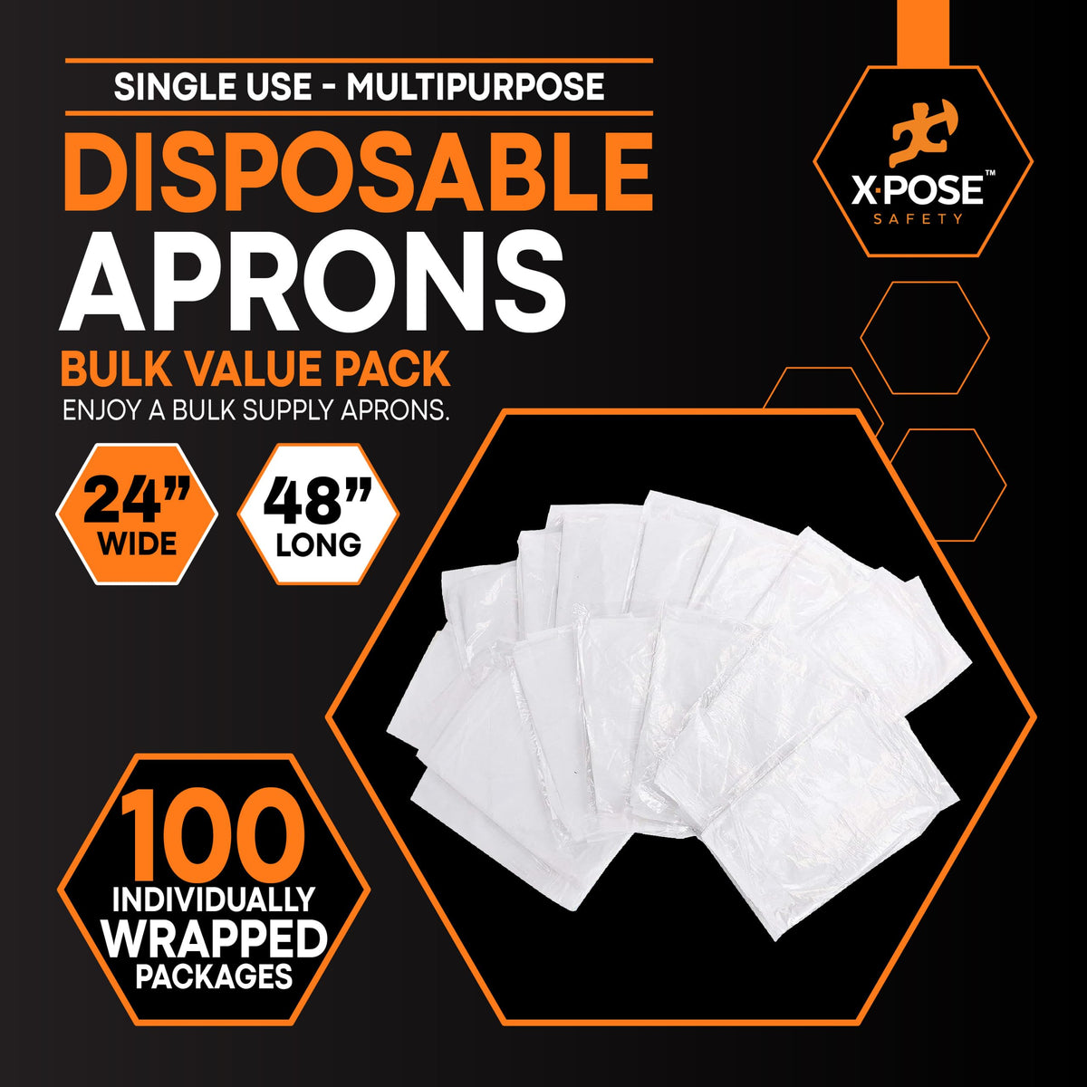 Xpose Safety lightweight apron ideal for painting and crafts.