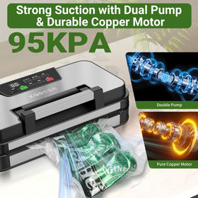 XQDCZR double pump technology for fast, efficient sealing
