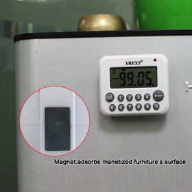 XREXS timer loud alarm ensures you notice doneness while cooking.