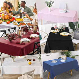 XSEINO navy blue tablecloth ideal for outdoor dining and gatherings