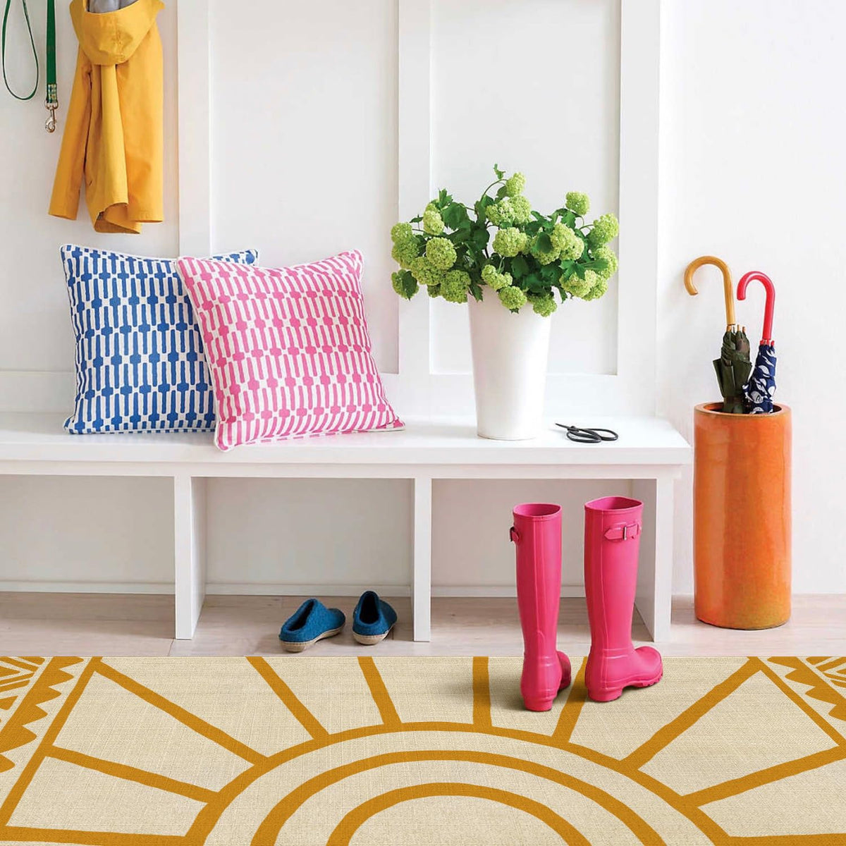 Xsinufn Boho kitchen mat water absorption promoting quick drying