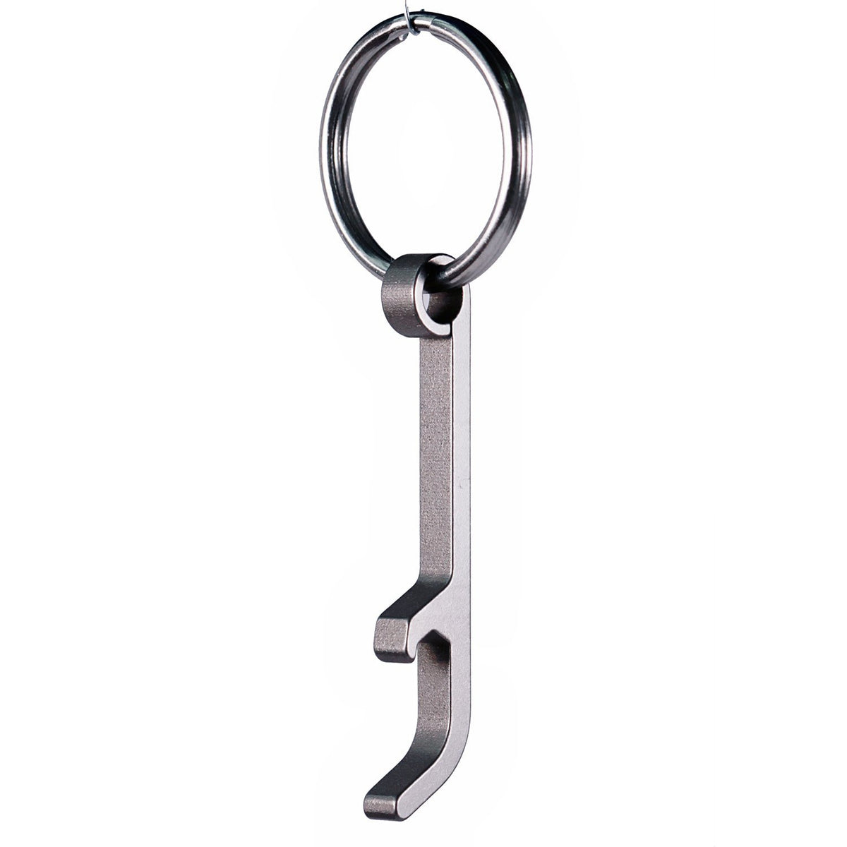 XTHEL XKBO-901 titanium bottle opener on a keyring for quick, everyday access.